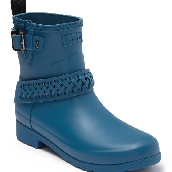 hunter refined stud biker boots